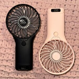 portable fans 🖤🩷